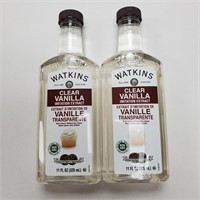 Watkins Clear Vanilla Extract, 325mL x2