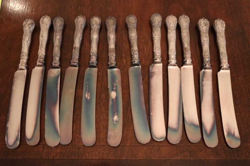 Silver Plate  Knives