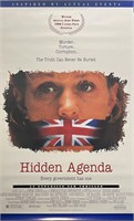Hidden Agenda 1990 original movie poster