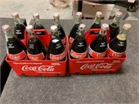 12 GLASS COKE BOTTLES