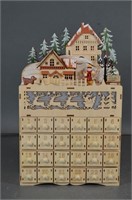 Beautiful & Highly Carved Advent Calendar