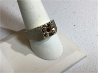Ring, marked 14k, stone removed