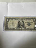 1957 B Series $1 Silver Certificate Bill F Grade A
