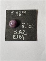 *INVESTMENT EXTREMELY RARE HUGE 8.10 ct STAR RUBY