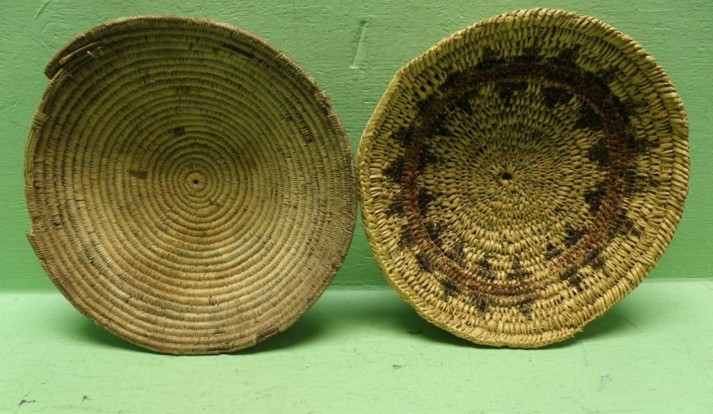 Two 9" Woven Baskets