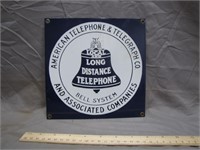 Heavy Duty American Telephone Small Sign