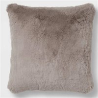 New Faux Rabbit Fur Decorative Throw Pillow