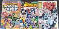 Comics - Marvel Iron Fist, Avengers, Alpha Flight