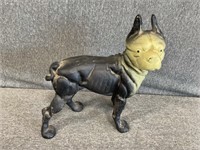 Can Iron Bulldog Statue