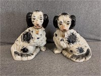 2 - Old Ceramic Dogs