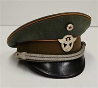 WWII German Schutzpolizei Visor Cap