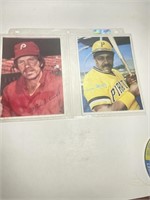 1980 Topps 5x7 Cards Mike Schmidt Willie Stargell