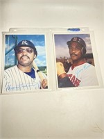 1980 Topps 5x7 Cards Reggie Jackson Jim Rice