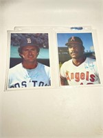 1980 Topps 5x7 Cards Fred Lynn Don Baylor