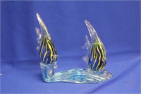 Artglass Twin Angel Fishes