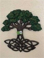 CELTIC TREE OF LIFE WALL PLAQUE 13"