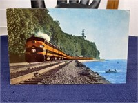 20th century train post cards unused