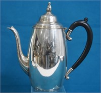 WMA Rogers Silver Plate Coffee Pot Wood Handle