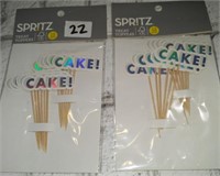 Treat toppers - 2 packs of 12