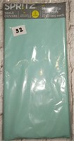 Mint colored table cloths - 2 count