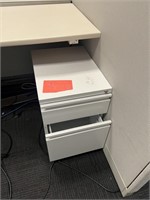 white 2 drawer metal filing cabinet