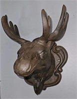 cast iron elk head