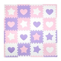 WFF8631  Tadpoles Foam Playmats 50 x 50 Pink/P