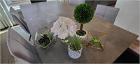 5PC FAUX GREENERY/FLORAL