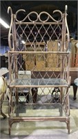 (JL) Ayer Furniture 3 Tier Rattan Bakers Rack