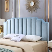 24KF Velvet Upholstered King/Cal King Headboard