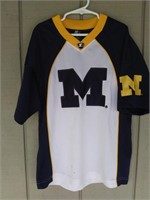F1) Michigan Starter Jersey Shirt, Boys 8, No