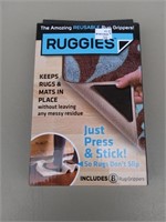 F1) Ruggies, Keeps rug or mat in place, has been