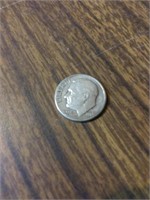 F1) 1960 Dime Silver Coin