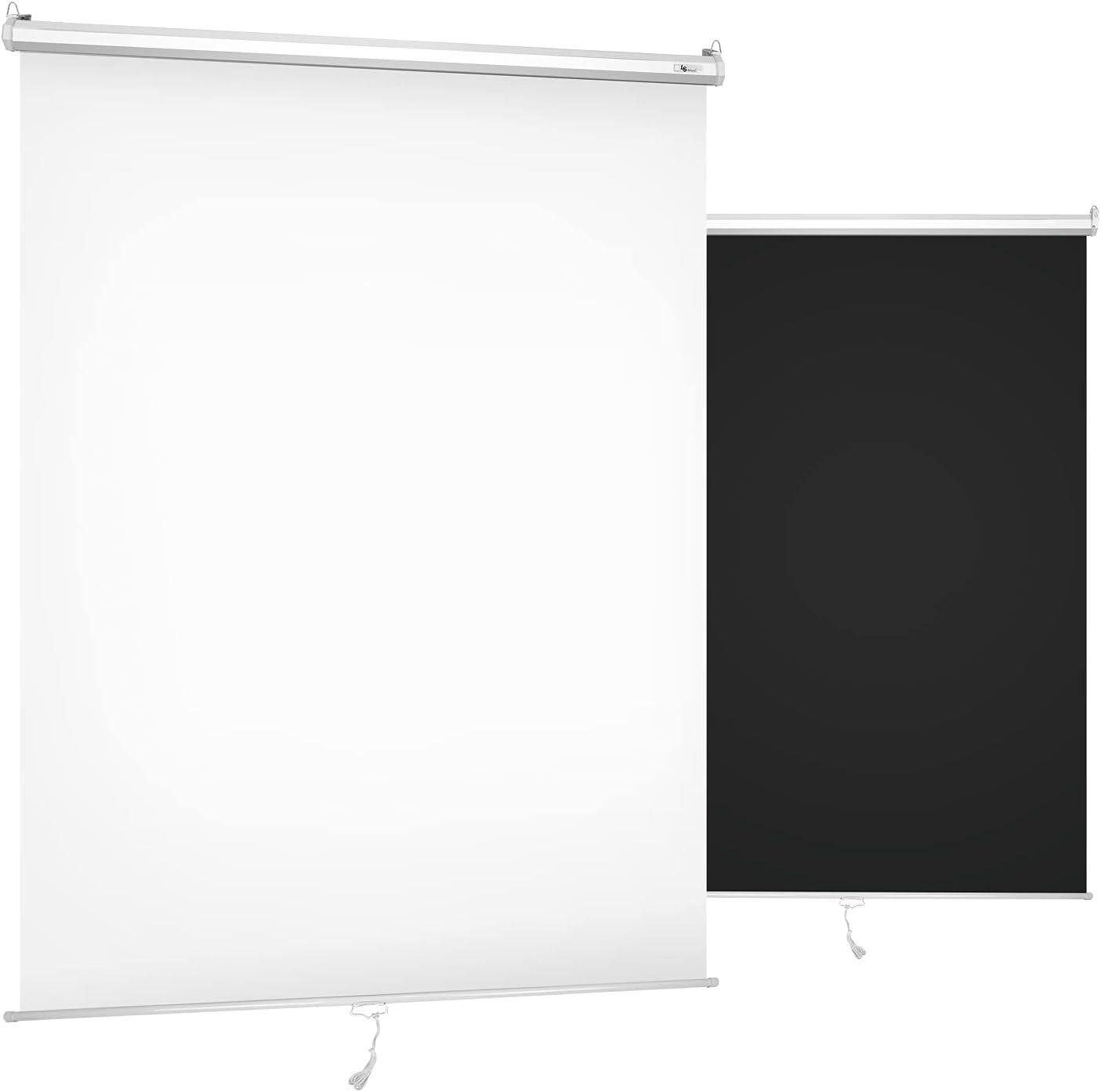 Julius Studio 5 x 6.2 ft. White Screen