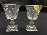 2 Pretty Vintage Glasses