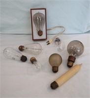 Antique Light Bulb Collection & Display