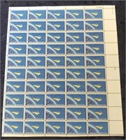 1969 PROJECT MERCURY 4 CENT STAMP SHEET