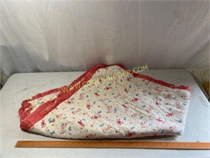 Vintage cotton childs blanket