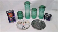 Receivable jars mugs and plates