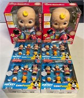 1 LOT: (2) LEARNING JJ COCO MELON DOLLS & (4)