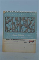 Humble Oil & Refining Company Calendar  1961