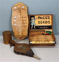 Page's Seed Box, Weather Man, etc.