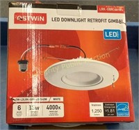 LED Downlight Retrofit Gimbal 6”