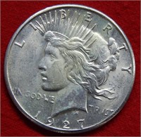 1927 S Peace Silver Dollar