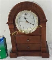 Bulova Wooden Shelf Clock