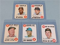 (5) 1968 Topps Hall of Fame Baseball Cards