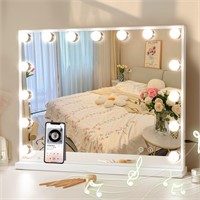 COOLJEEN Hollywood Lighted Vanity Mirror with Blue