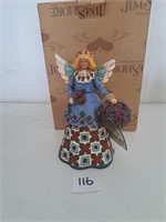 Jim Shore Angel with Flowers Figurine