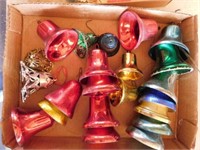 22 plastic bell Christmas tree ornaments