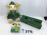John Deere Large Clothes Pin, Playing Cards, and